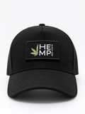 Конопляна кепка чорна Hemp, Чорний