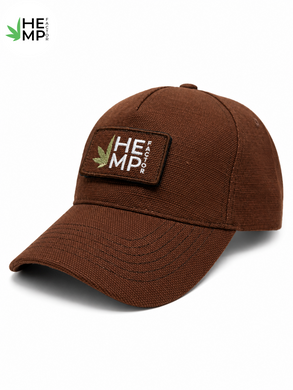 Конопляна кепка коричнева Hemp, Коричневий