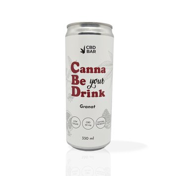 Canna Be Drink 50 мг CBD со вкусом граната.