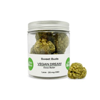 Конфеты-бутоны Vegan Dream 250 мг CBD