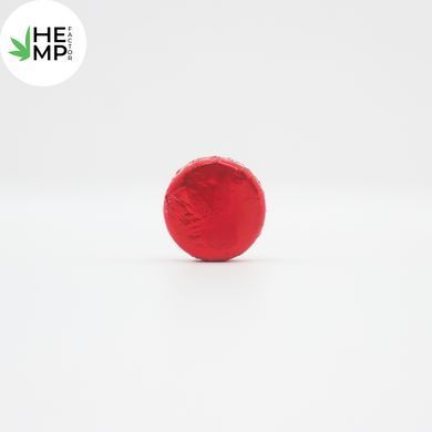 Цукерка RABBIT Vegan з сублімованою полуницею в чорному шоколаді 8g 50mg CBD