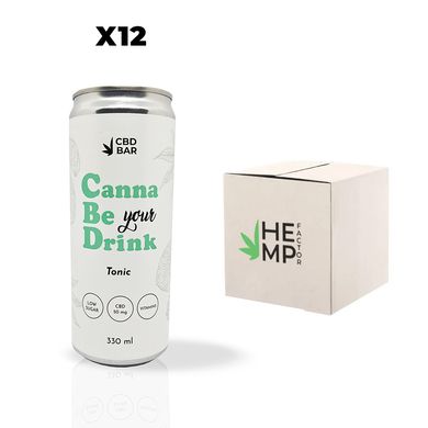 Бокс 12шт Canna Be Drink 50мг CBD 330мл