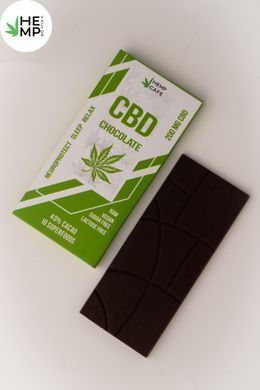 Шоколад темний "CBD" 200mg CBD
