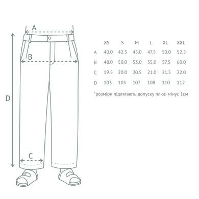 Брюки чоловічі з конопель Classic, S