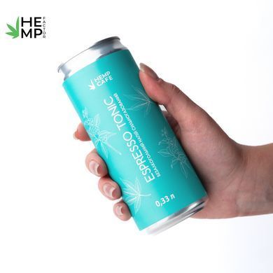 Напій кавовий Espresso Tonic з конопляними терпенами, 330 мл