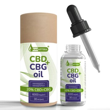 Олія CBD+CBG Oil 20% 30 мл