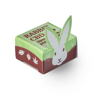 CBD Rabbit полуниця Vegan цукерка 50 mg CBD