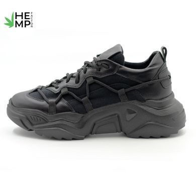 Кросівки жіночі Cosmic Black з конопель 36