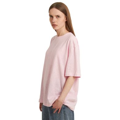 Футболка женская с конопли Oversize розовая