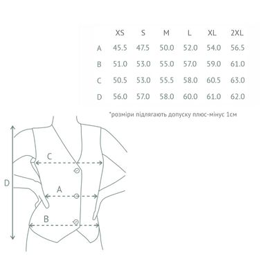 Жилет женский из конопли коричневый, XS