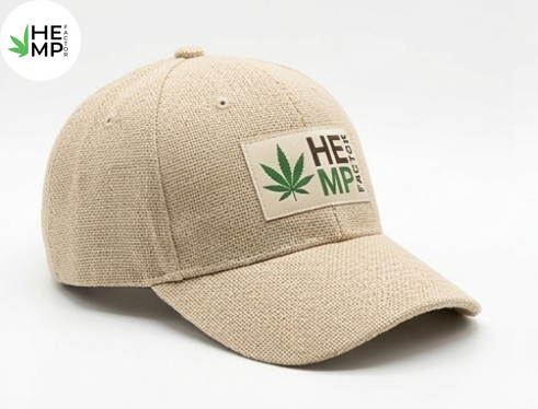 Конопляна кепка бежева Hemp, Бежевий