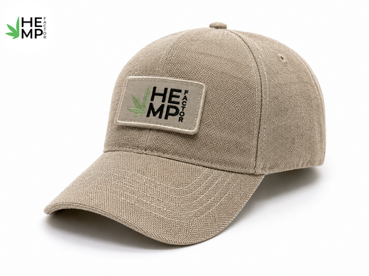 Конопляна кепка бежева Hemp, Бежевий